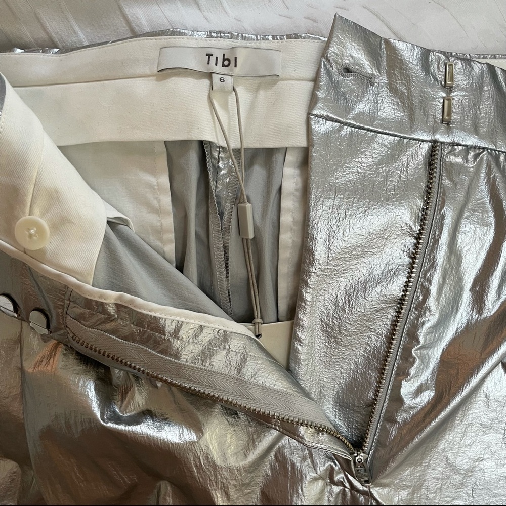 *SOLD* TIBI NWT crispy nylon stella cargo pants - Picture 4 of 11